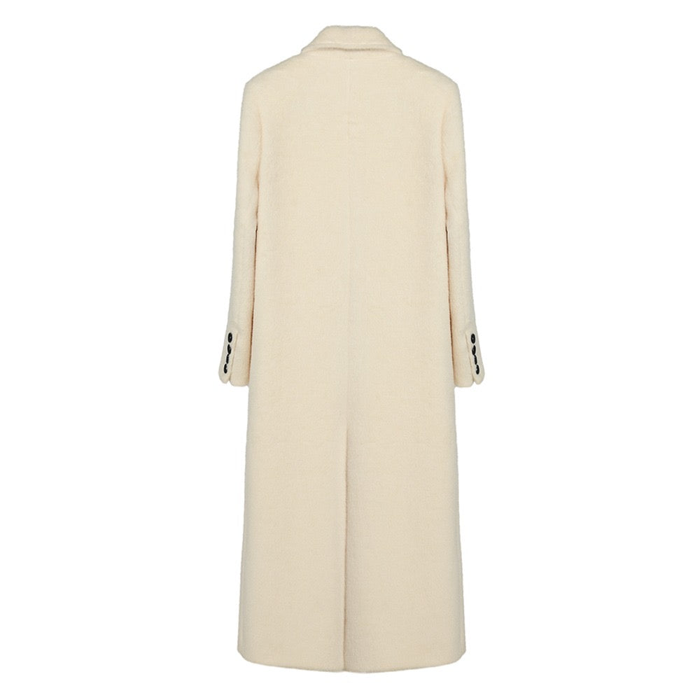Collette Double Faced Alpaca Wool Cape Coat