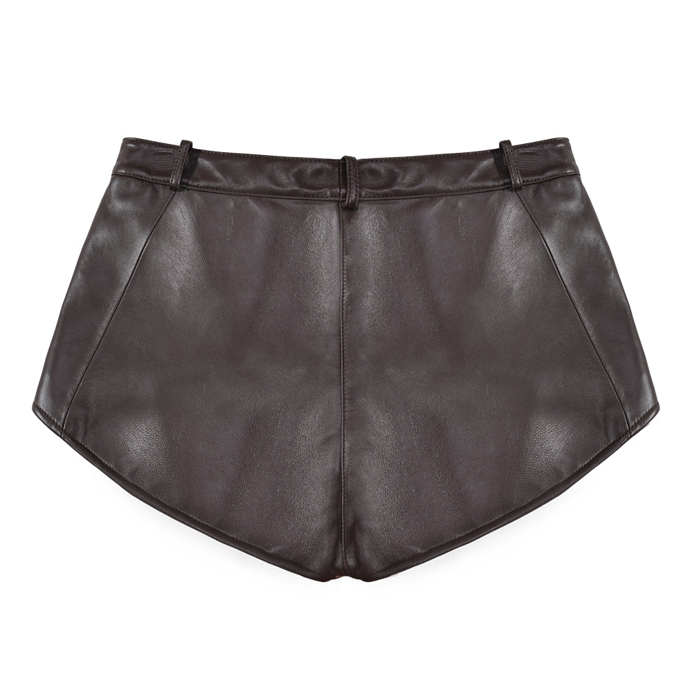Naomi Leather Shorts