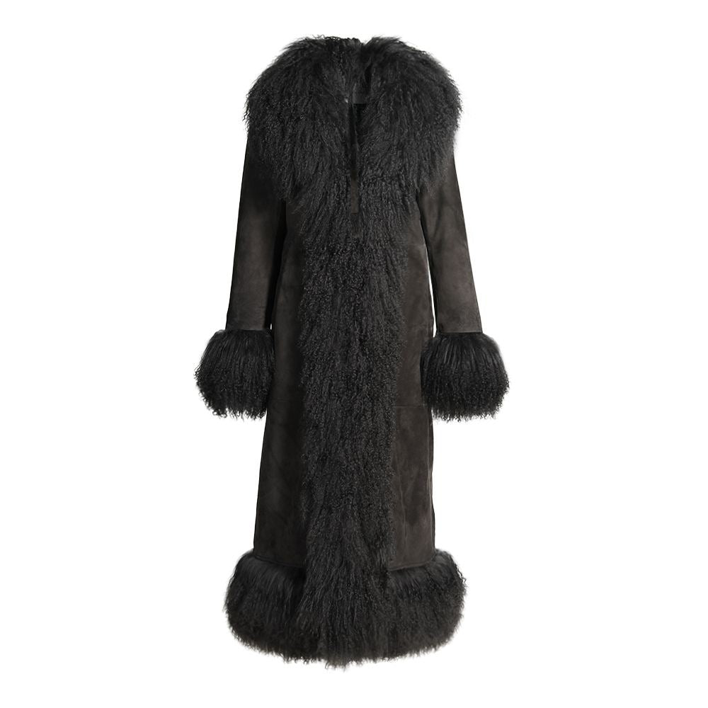 Dorothy Suede Maxi Coat
