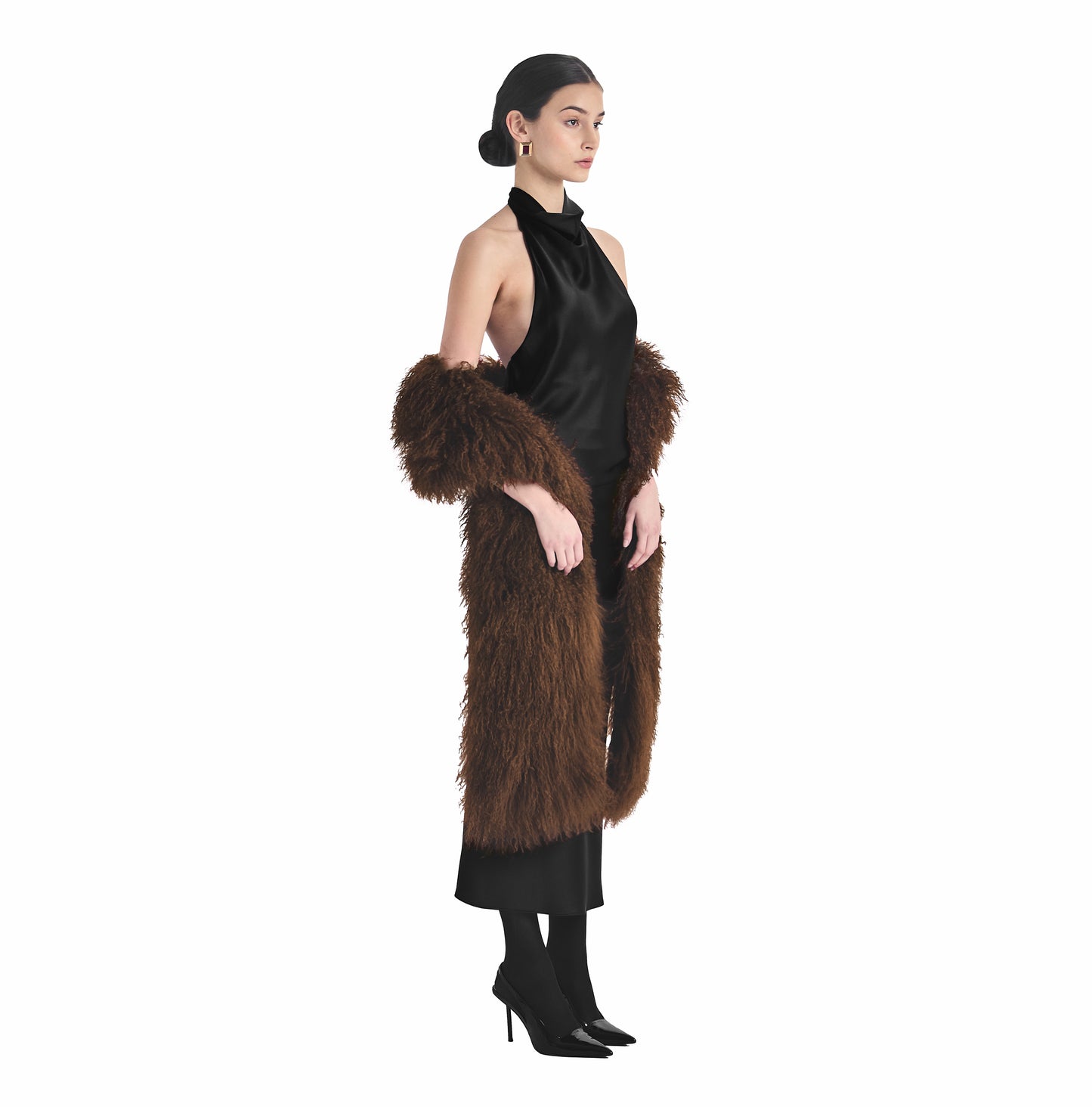 Carrie Shearling Scarf