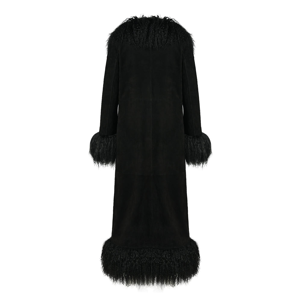 Dorothy Suede Ultra Maxi Coat