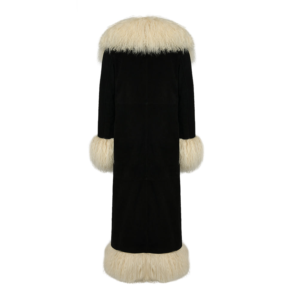 Dorothy Suede Ultra Maxi Coat