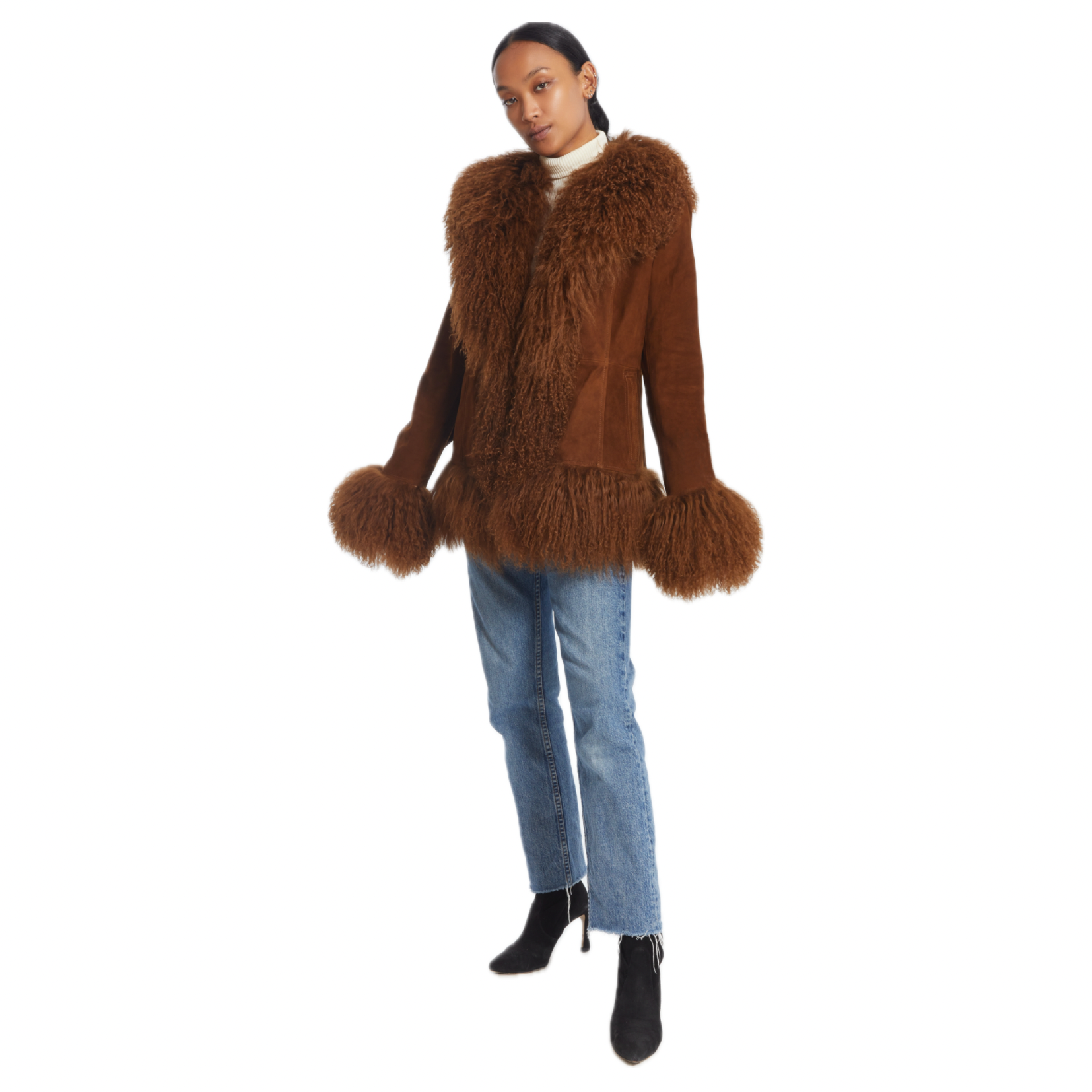 Dorothy Suede Coat – SUSANNA CHOW Dorothy Suede Coat – SUSANNA CHOW