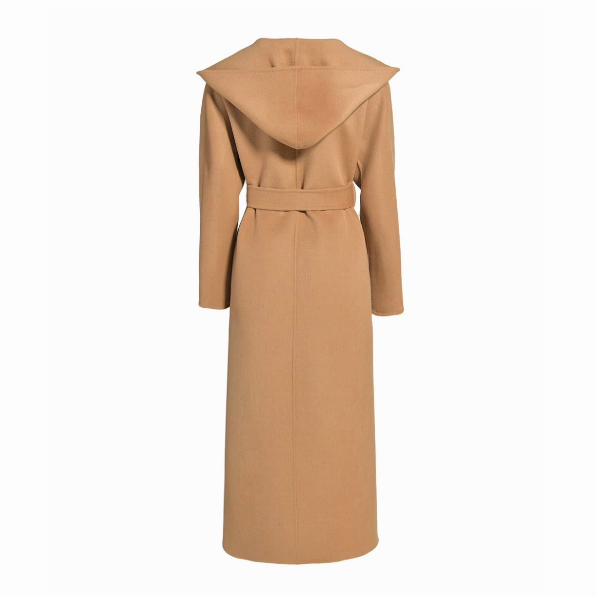 Taryn Cashmere Wool Hooded Coat