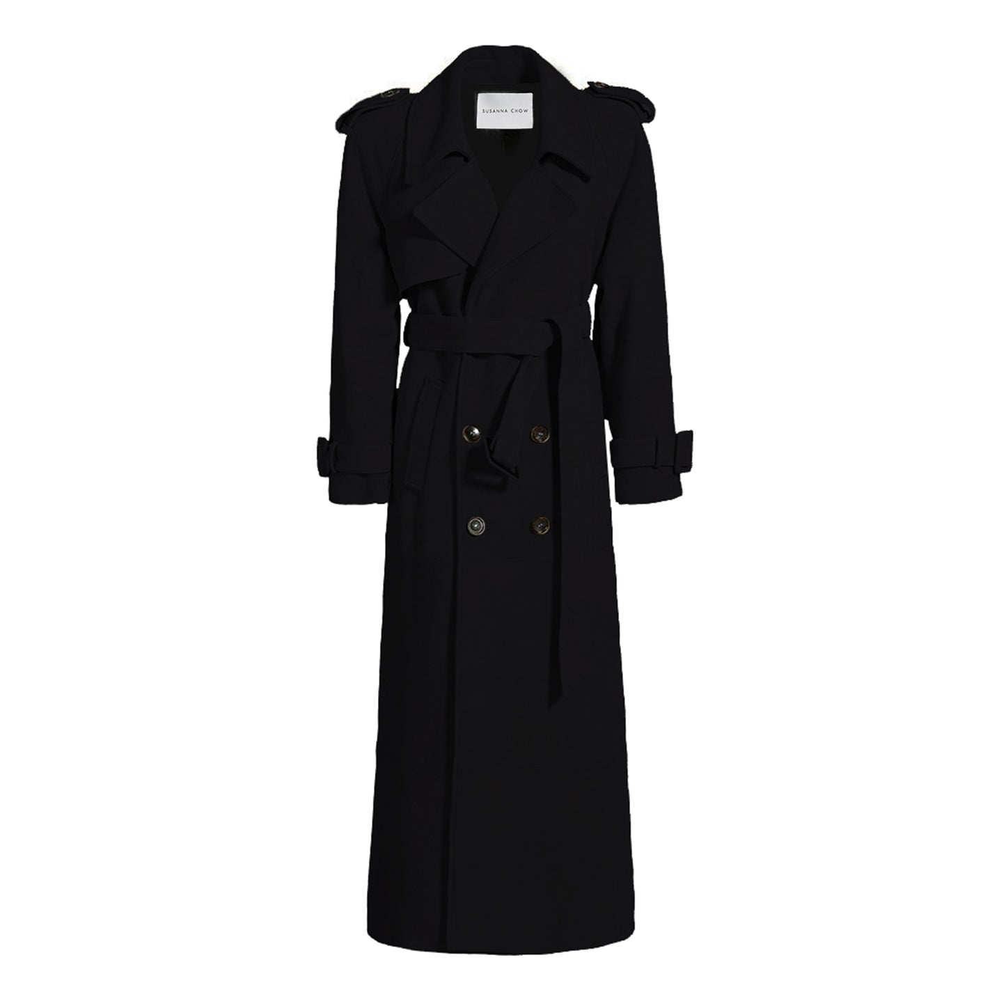 Madison Suede Trench Coat