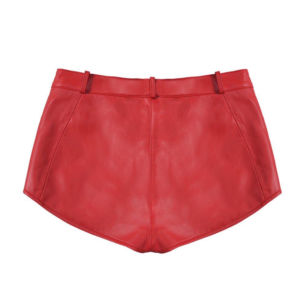 Naomi Leather Shorts