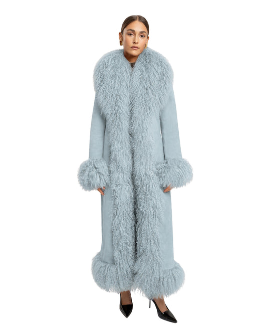 Dorothy Suede Ultra Maxi Coat