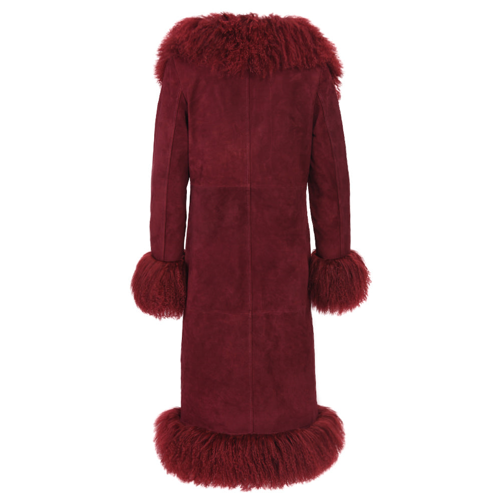 Dorothy Suede Maxi Coat