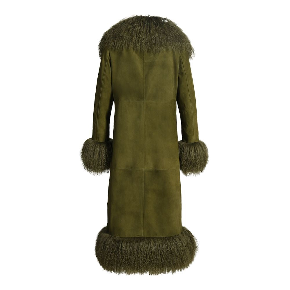 Dorothy Suede Maxi Coat
