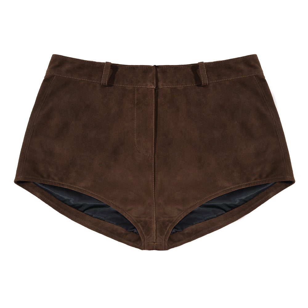 Naomi Suede Shorts