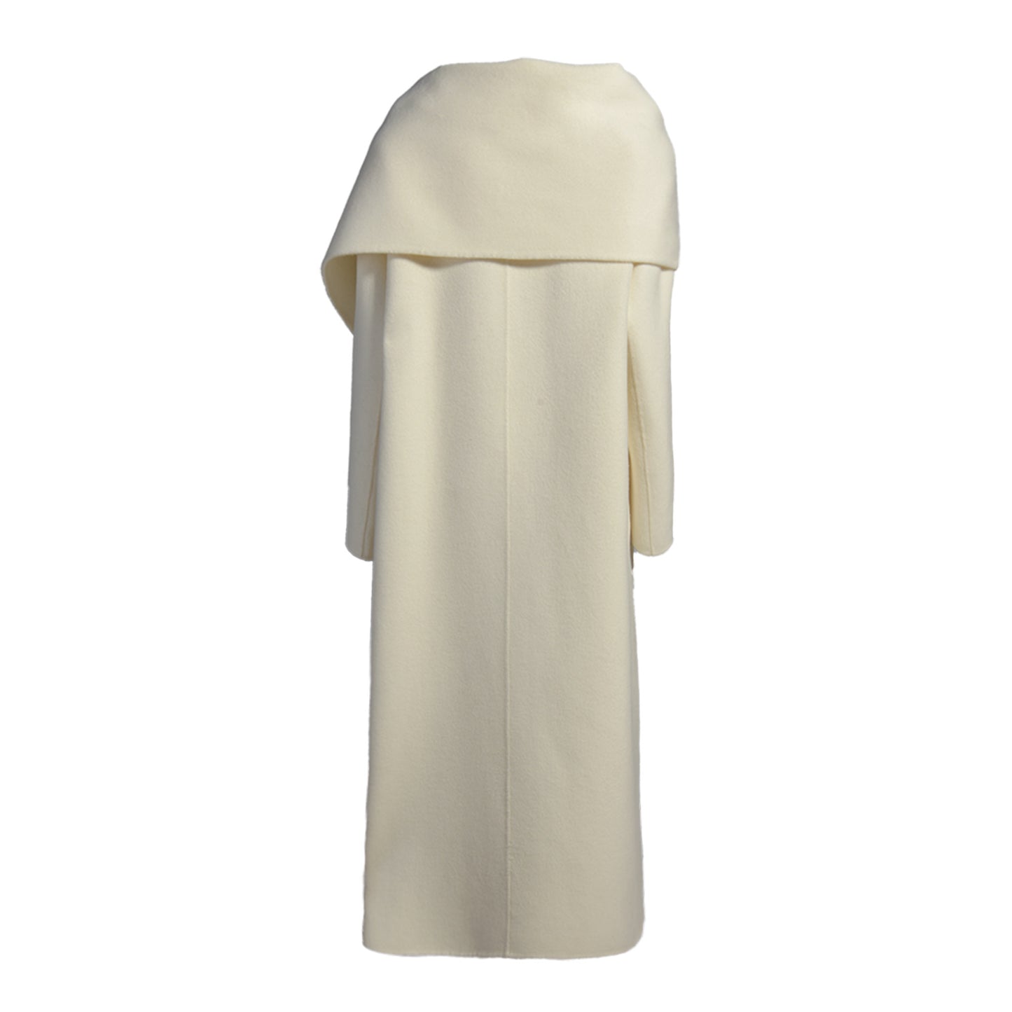 Uma Asymmetric Cashmere Wool Coat