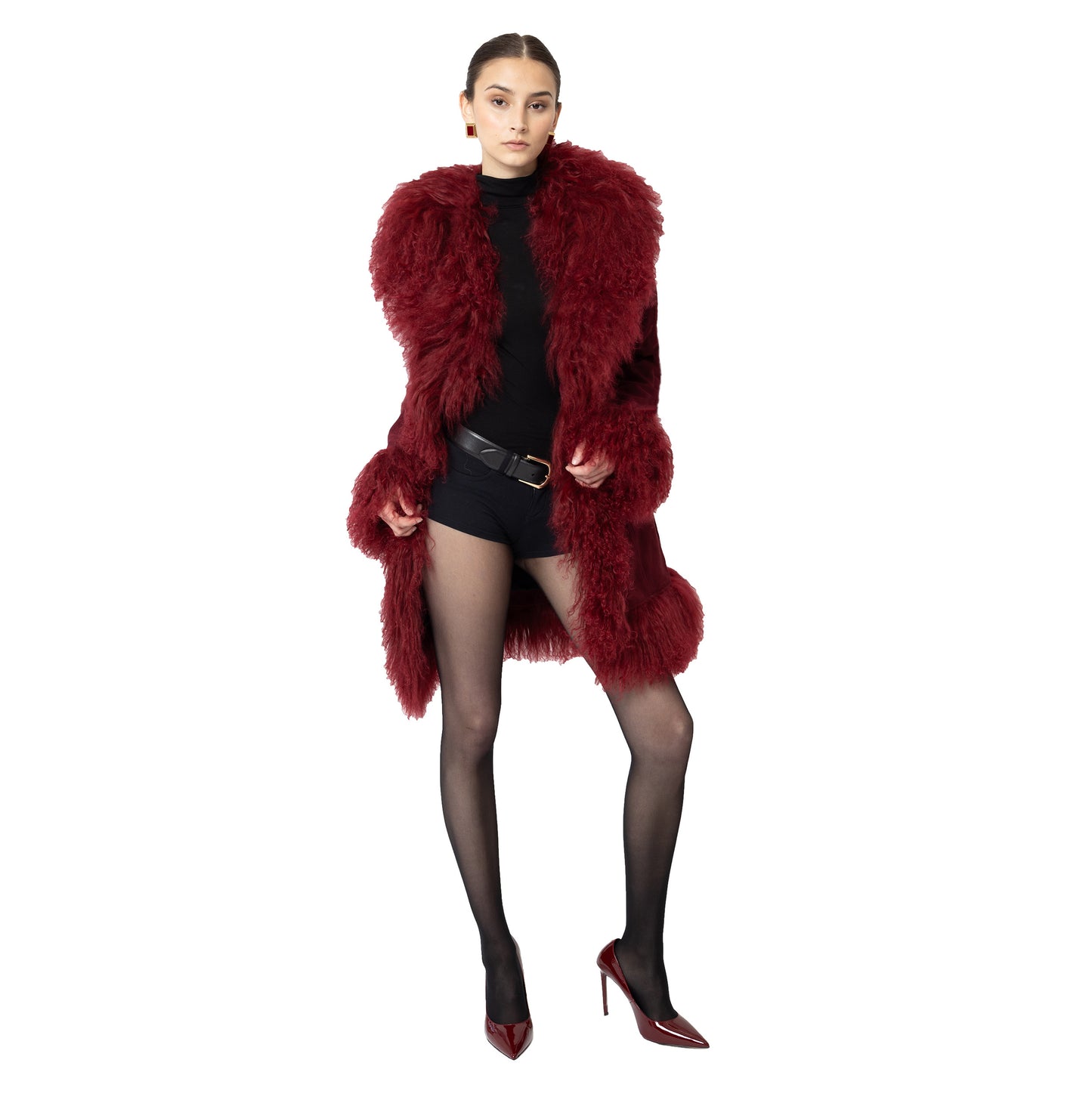 Dorothy Suede Midi Coat