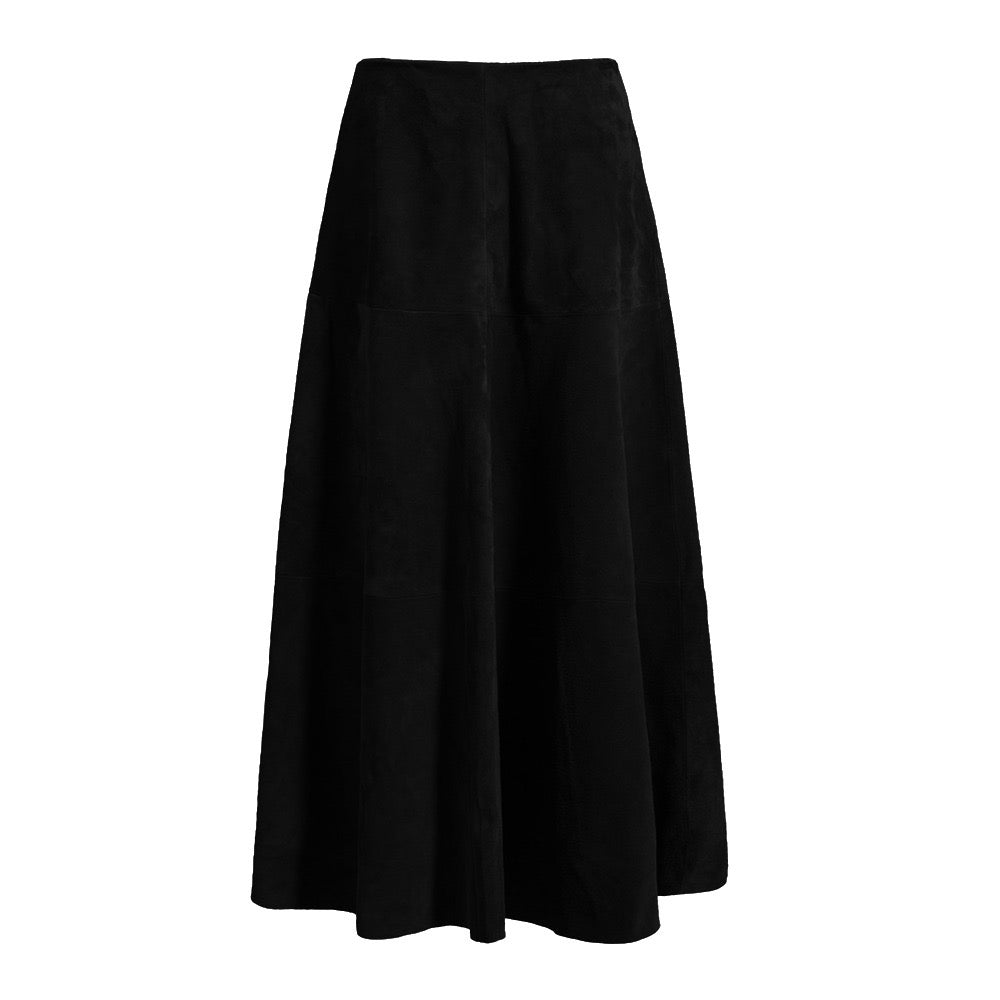 Alara Suede Maxi Skirt