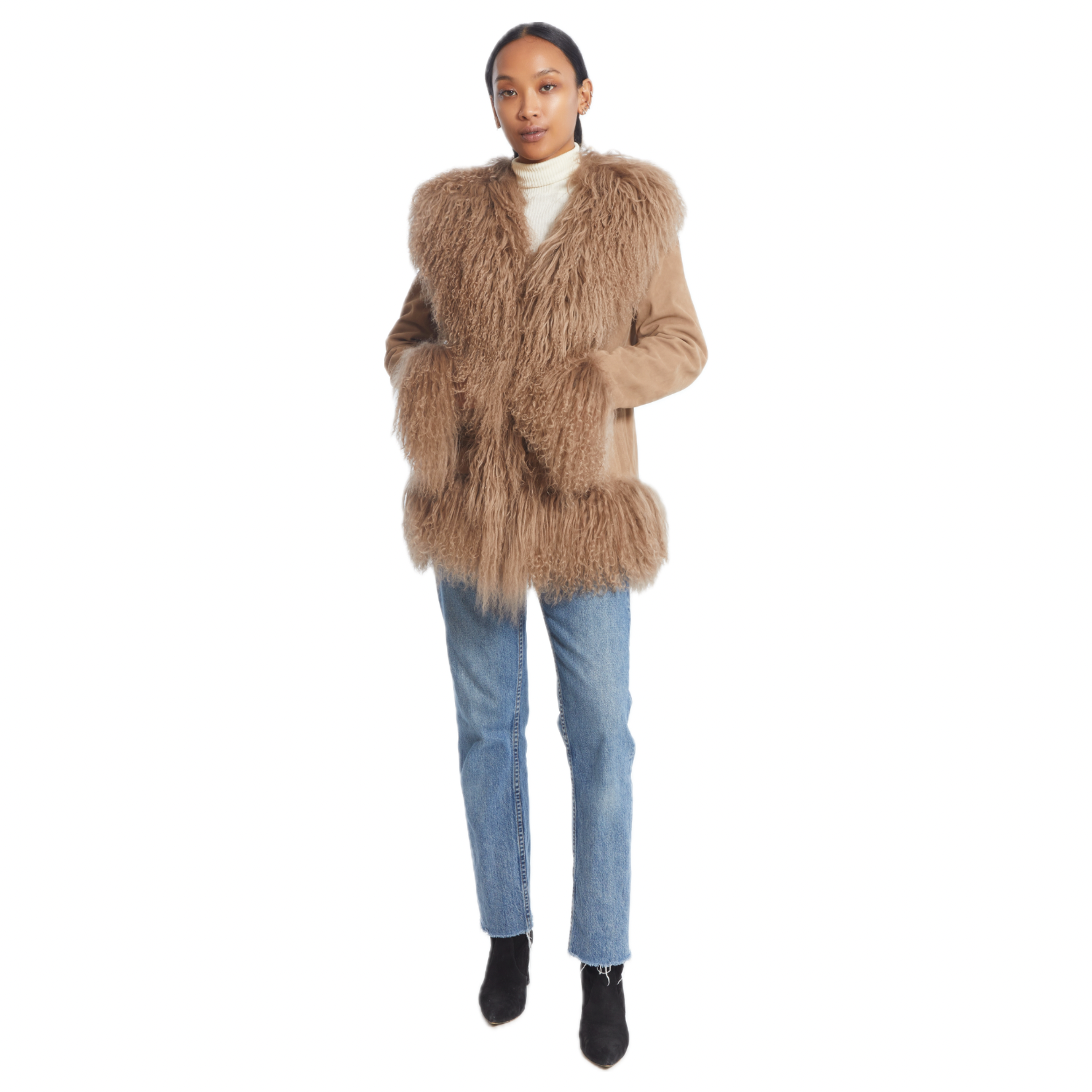 Dorothy Suede Coat – SUSANNA CHOW Dorothy Suede Coat – SUSANNA CHOW