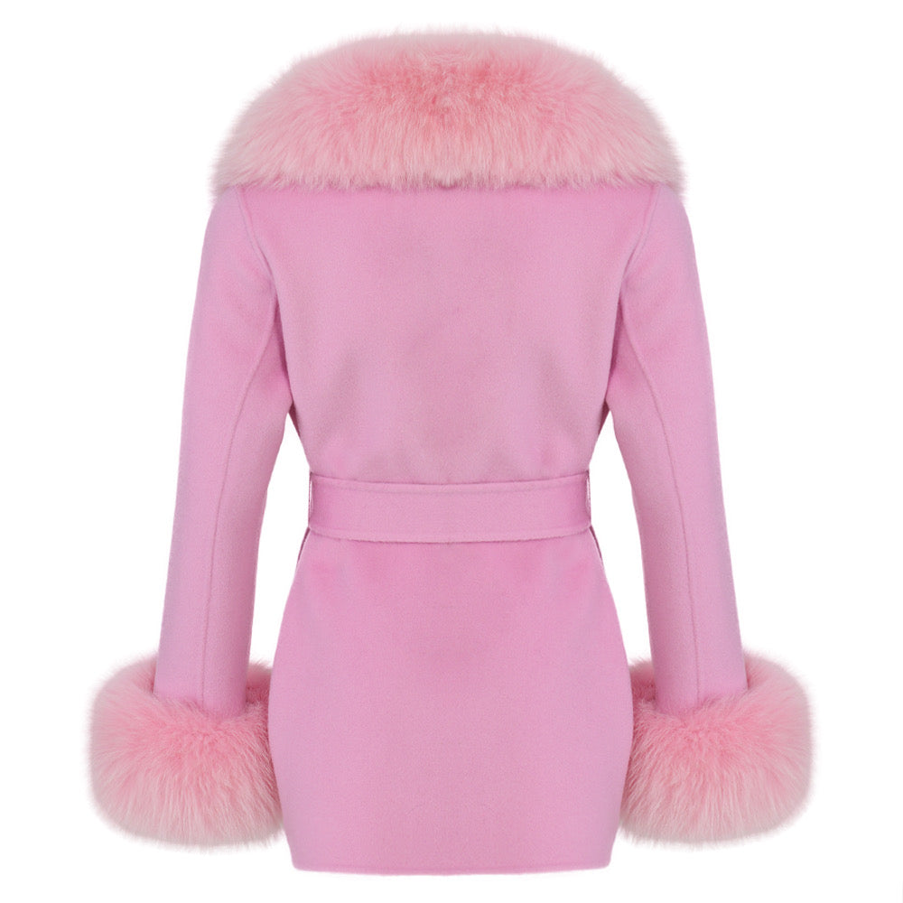 Mini Jojo Cashmere Shearling Coat