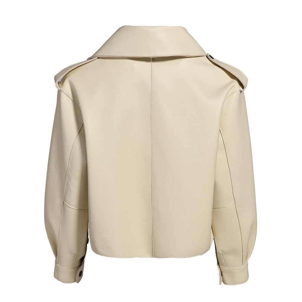 Dylan Leather Moto Jacket