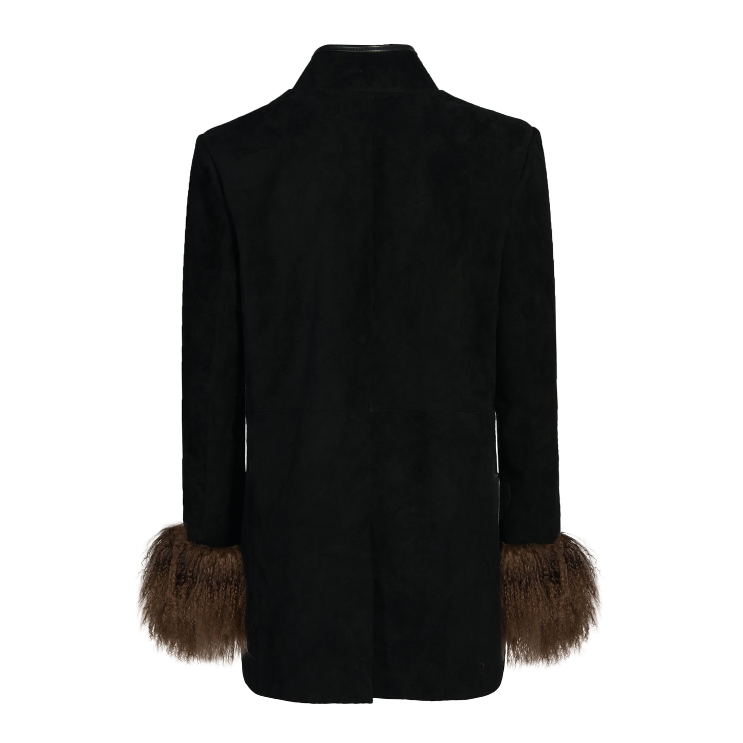 Sylvie Suede Mandarin Jacket