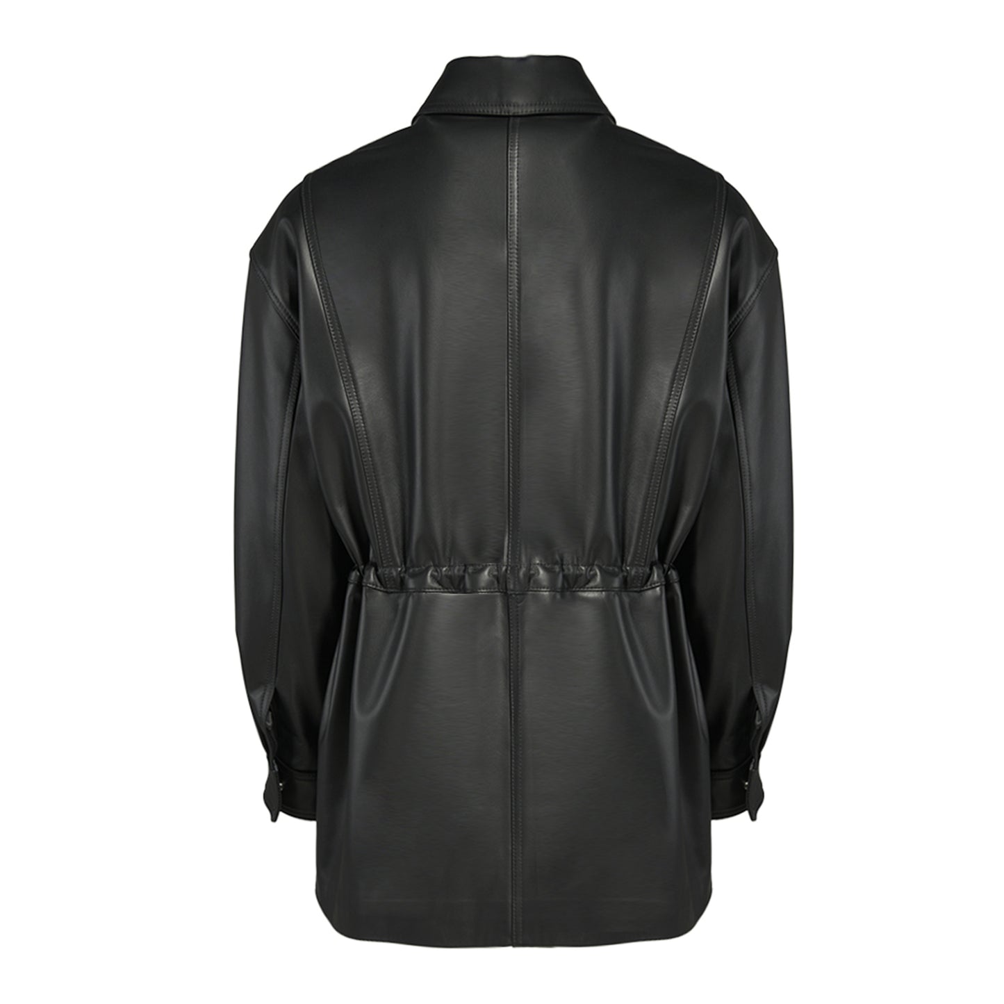 Allegra Leather Field Jacket