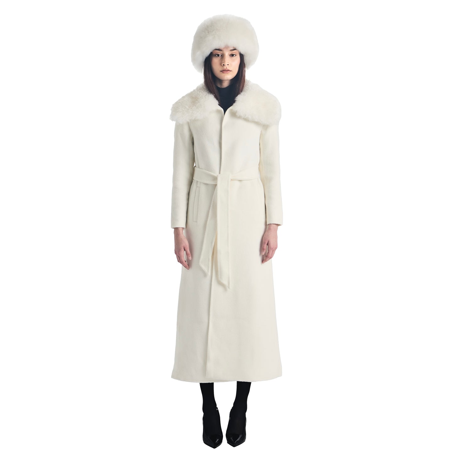 Sloane Cashmere Shearling Coat