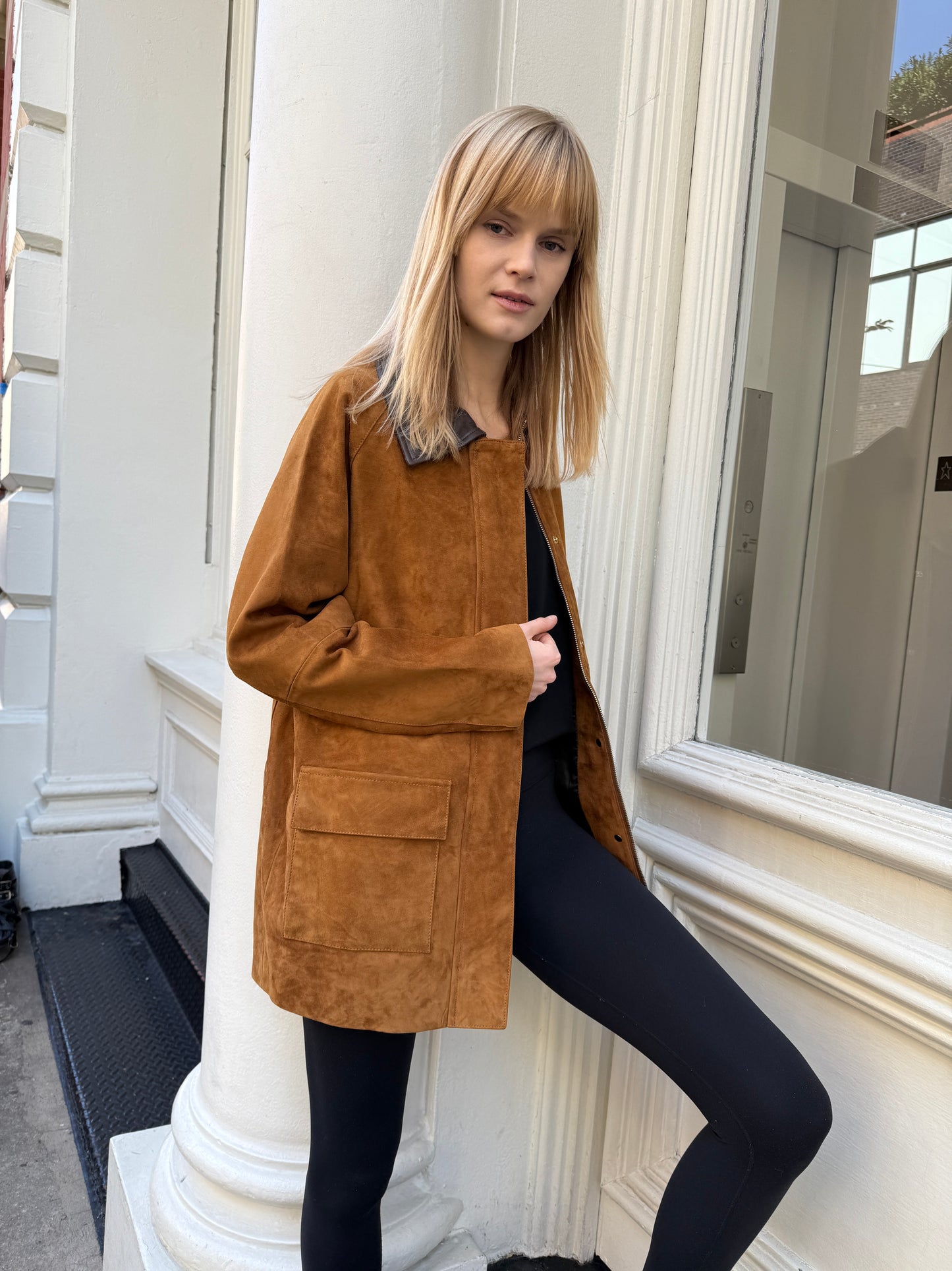 Raegan Suede Field Jacket