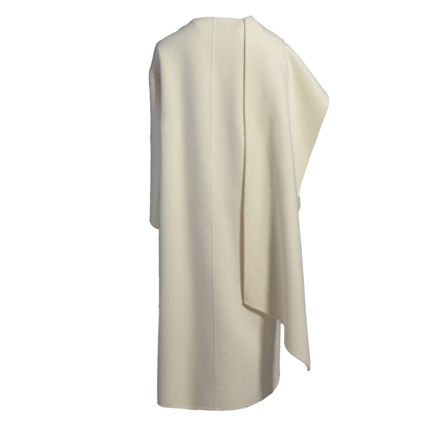 Uma Asymmetric Cashmere Wool Coat