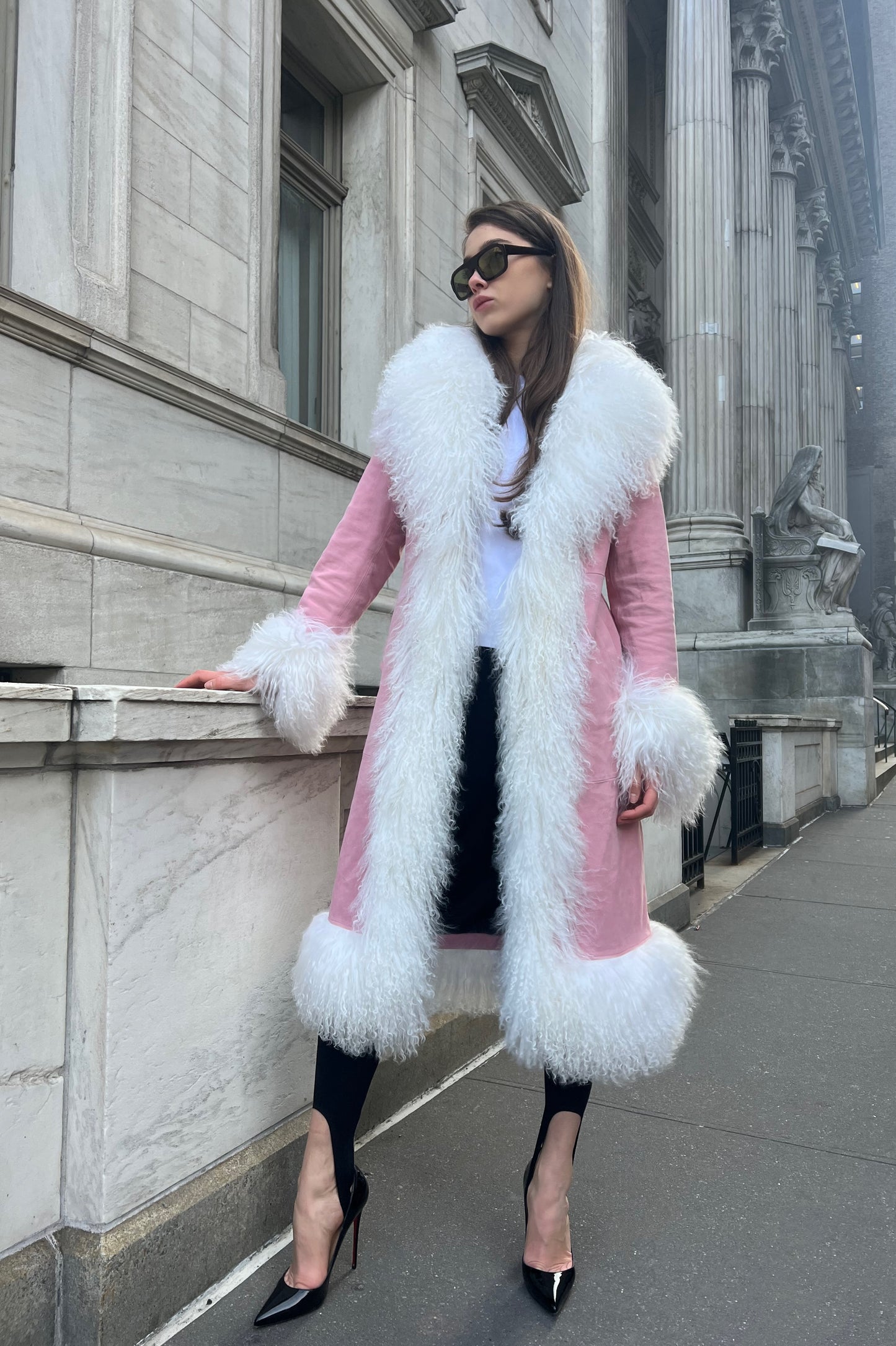 Dorothy Suede Maxi Coat