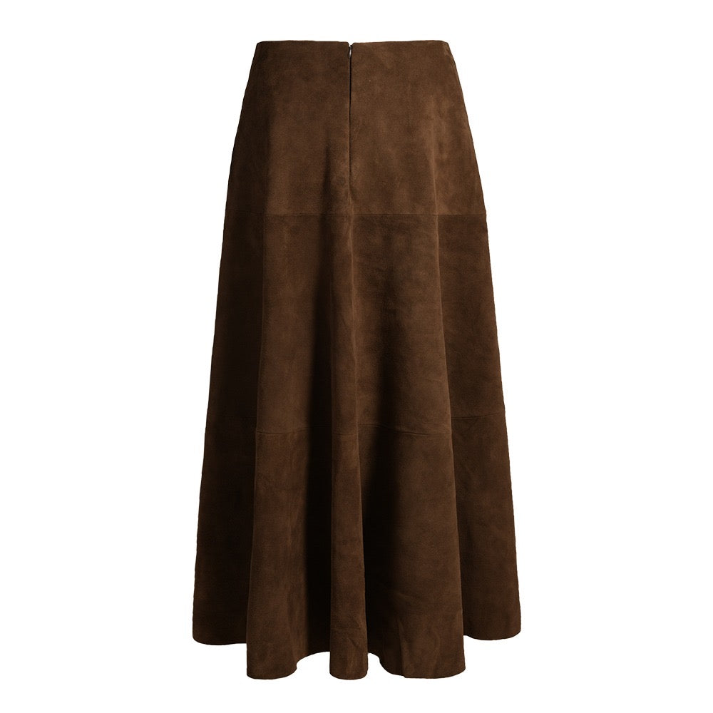 Alara Suede Maxi Skirt