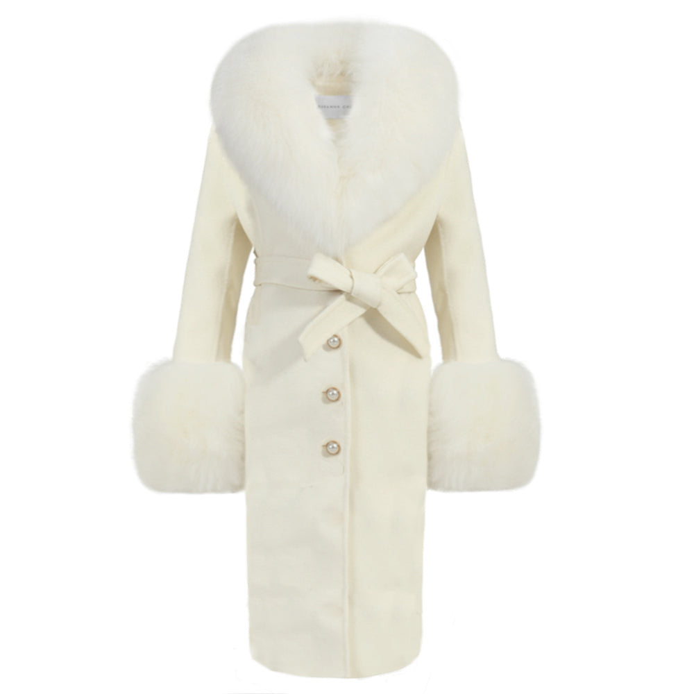 Jojo Cashmere Shearling Coat