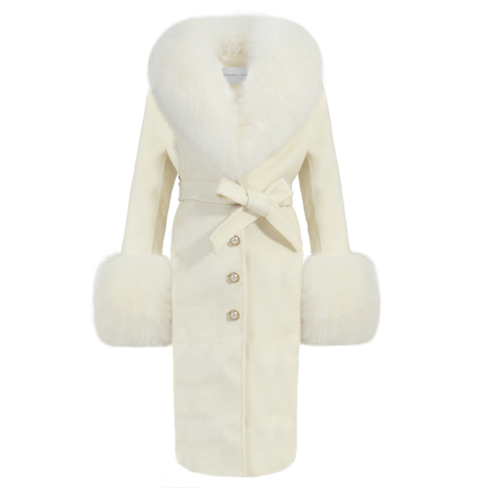 Jojo Cashmere Shearling Coat