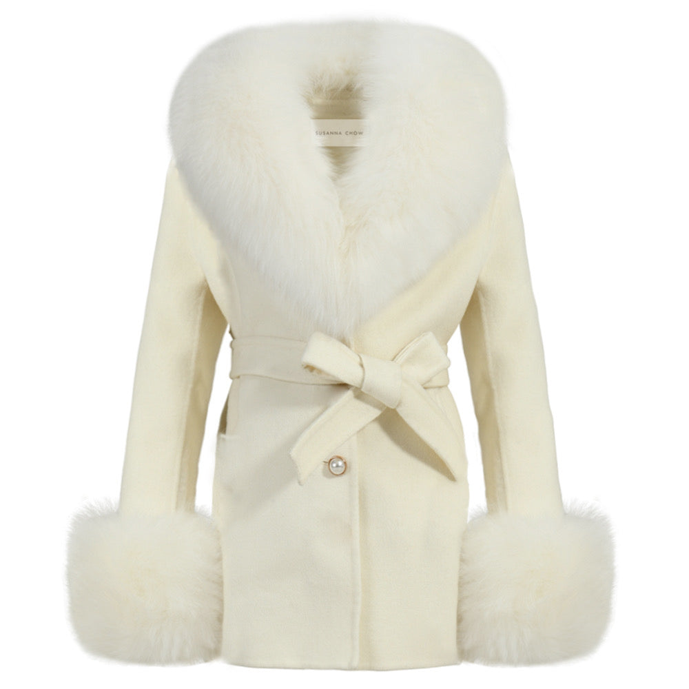 Mini Jojo Cashmere Shearling Coat