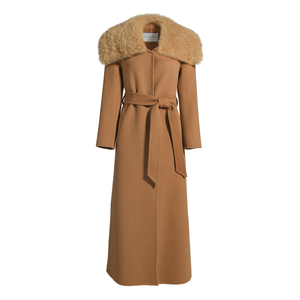 Sloane Cashmere Shearling Coat