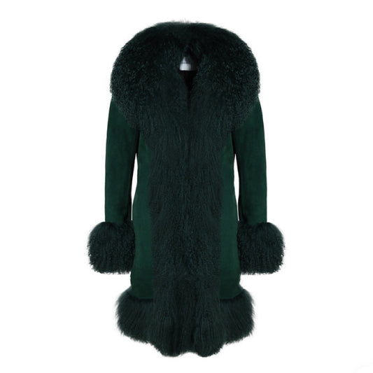 Dorothy Suede Midi Coat