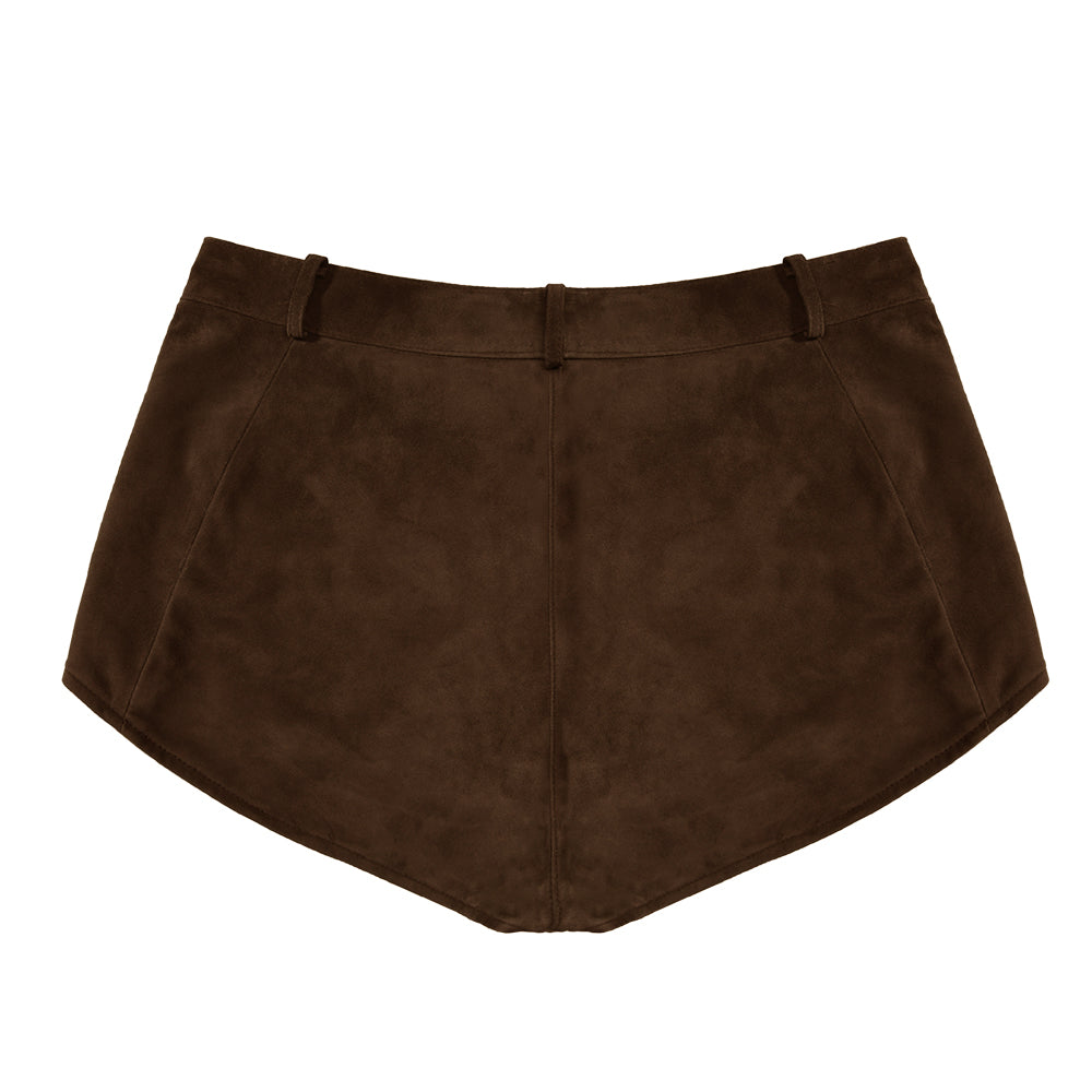 Naomi Suede Shorts