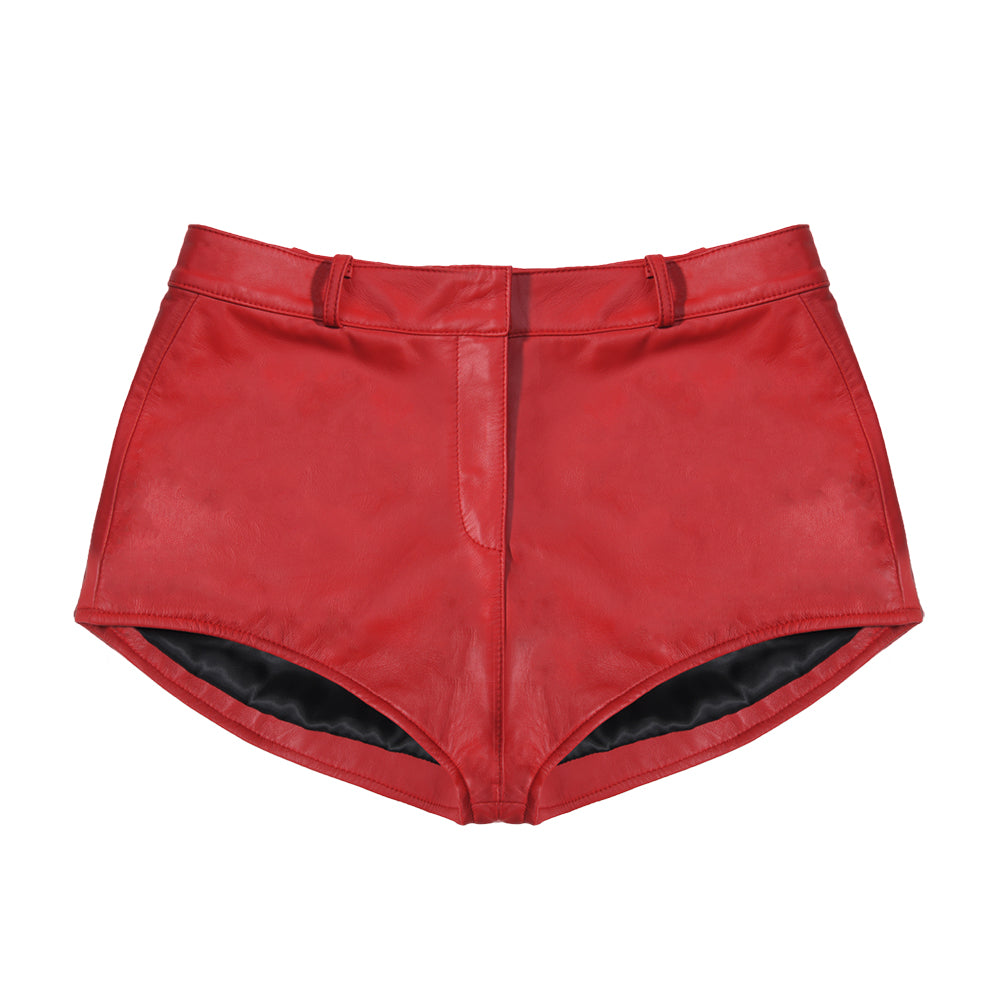 Naomi Leather Shorts