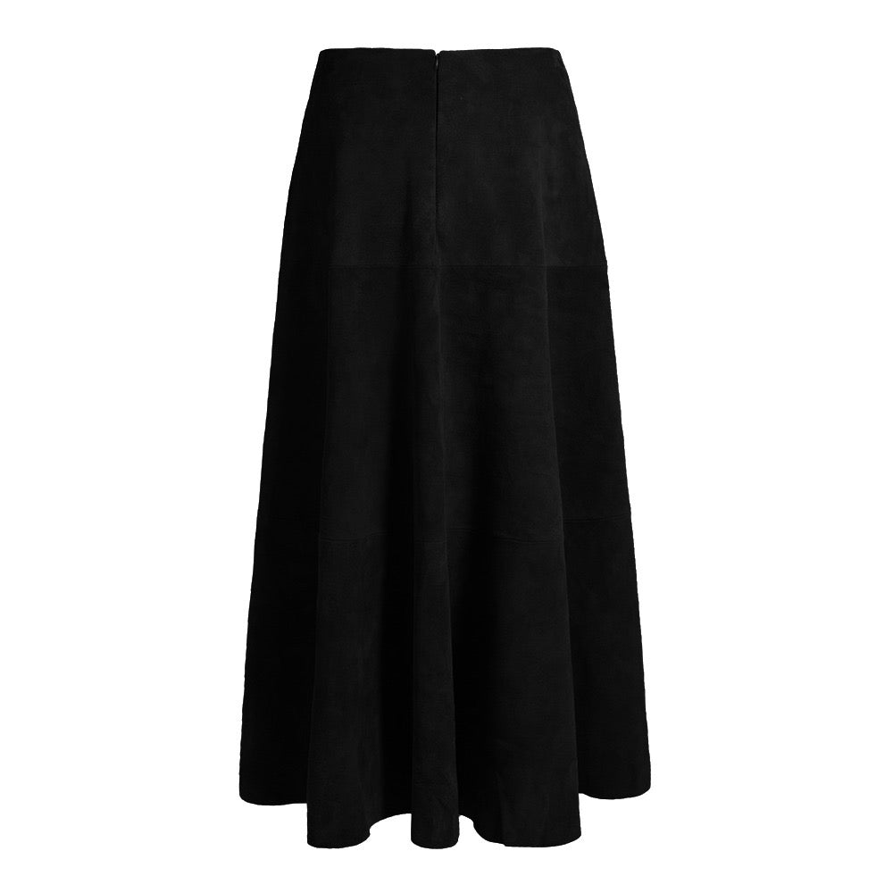 Alara Suede Maxi Skirt