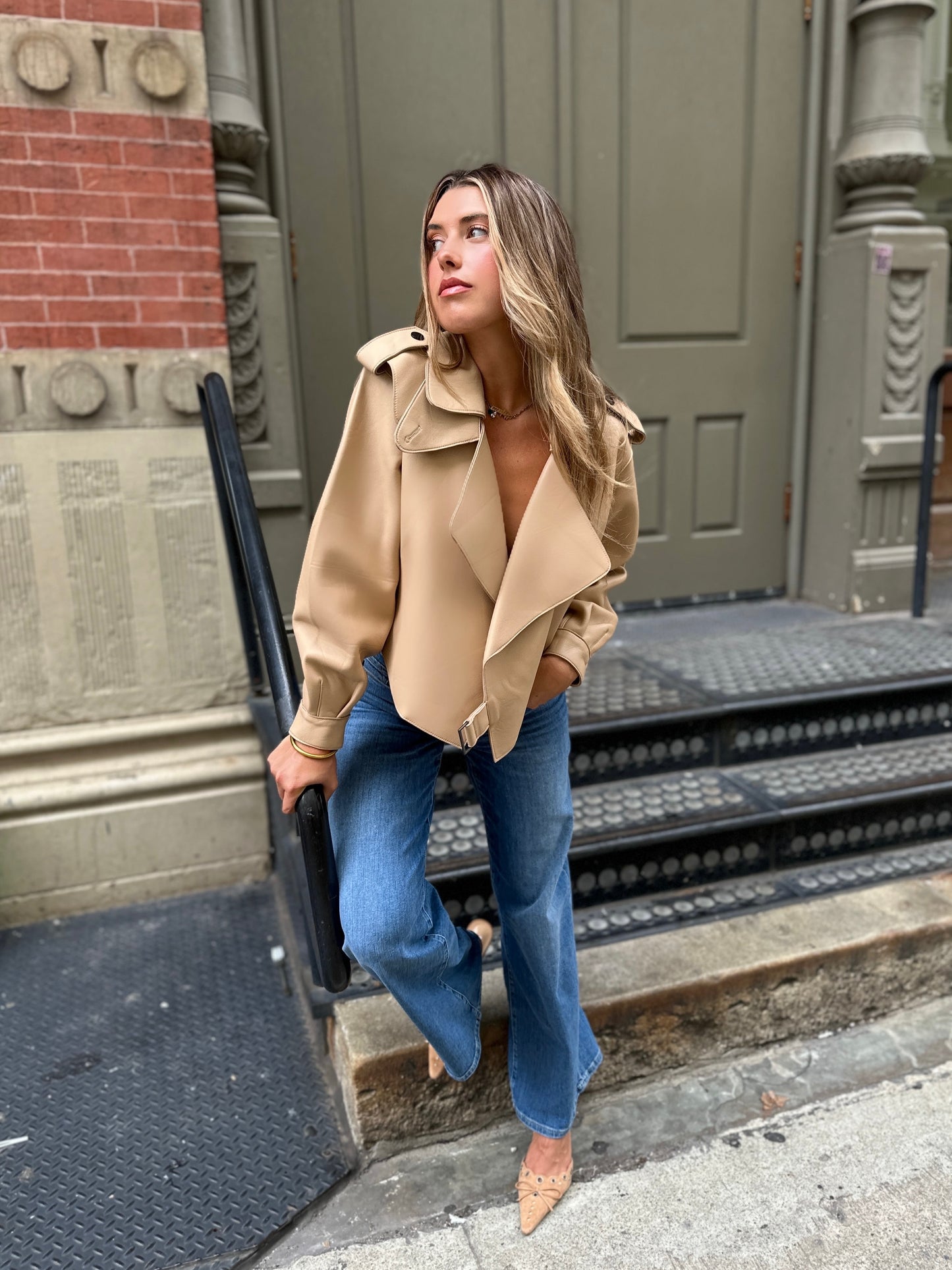 Dylan Leather Moto Jacket