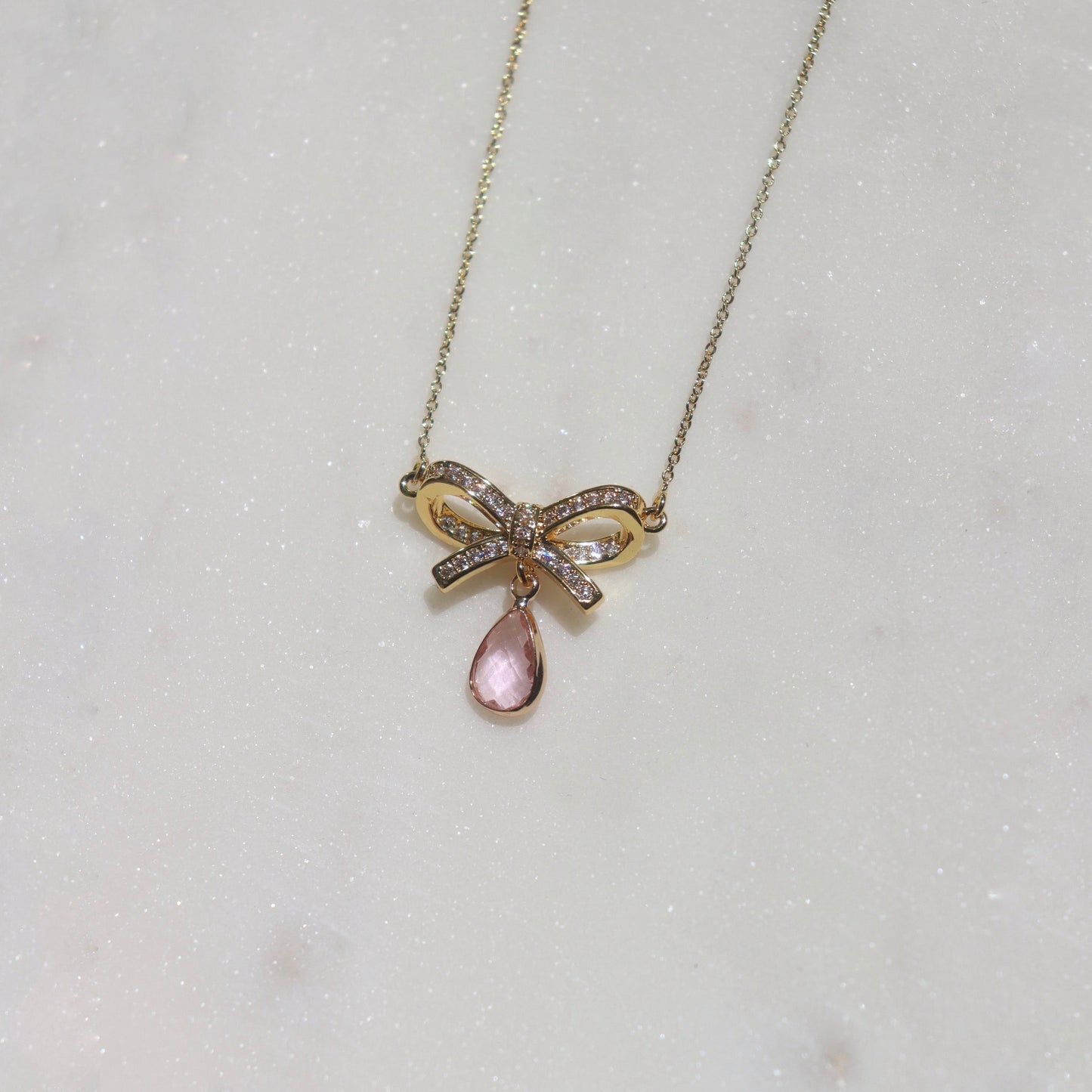 Theodora Birthstone Charm Necklace