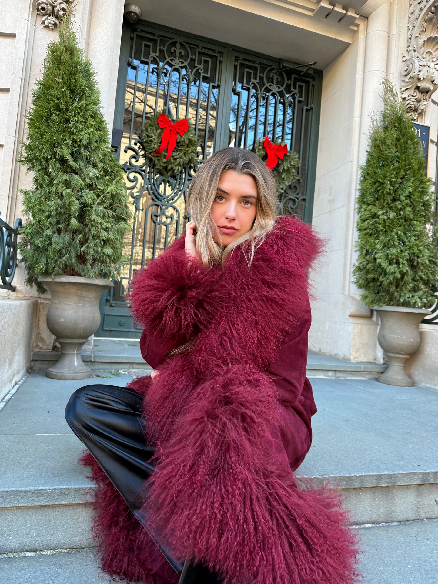Dorothy Suede Maxi Coat