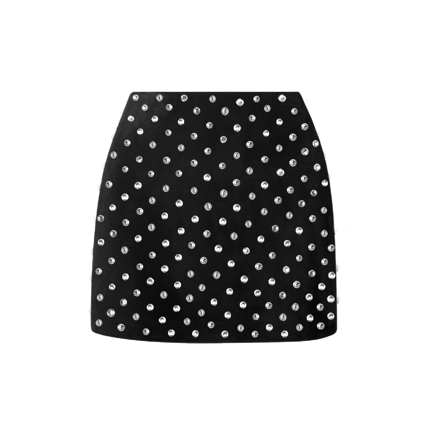 Alara Diamanté Suede Skirt