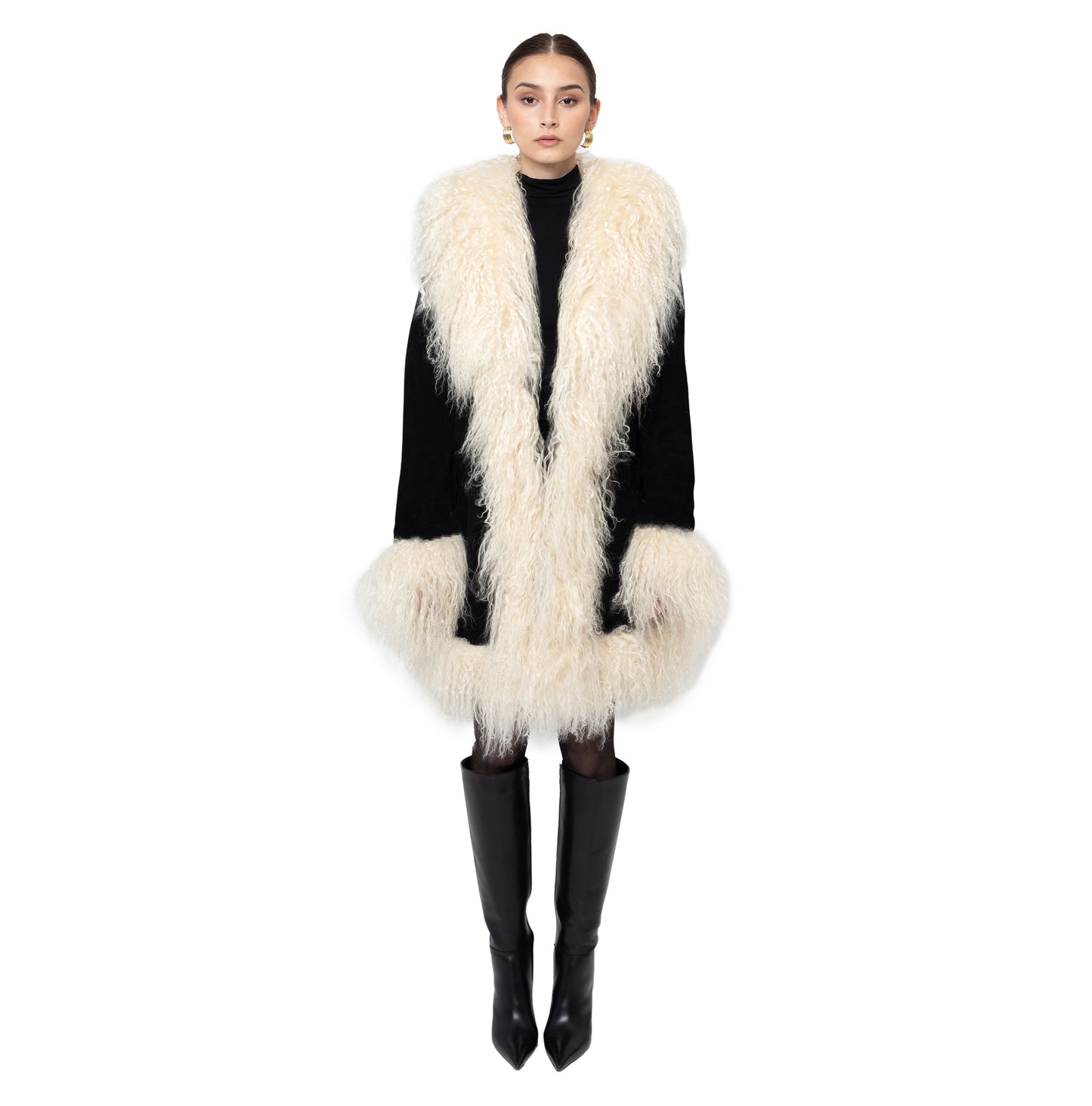 Dorothy Suede Midi Coat