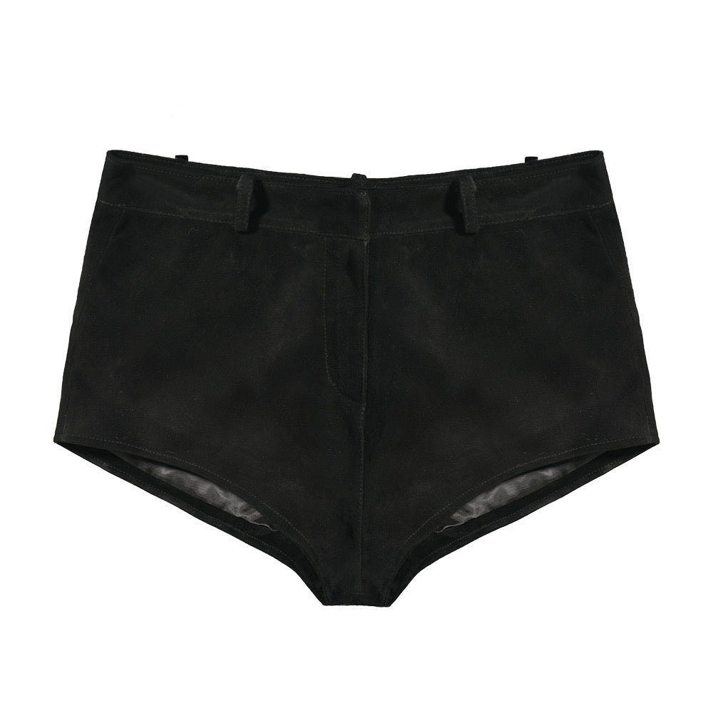Naomi Suede Shorts