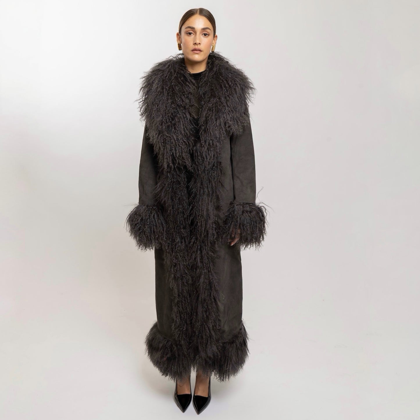 Dorothy Suede Ultra Maxi Coat