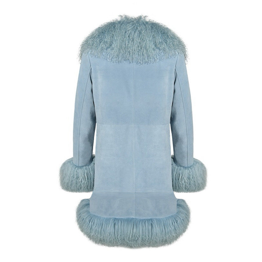 Dorothy Suede Midi Coat