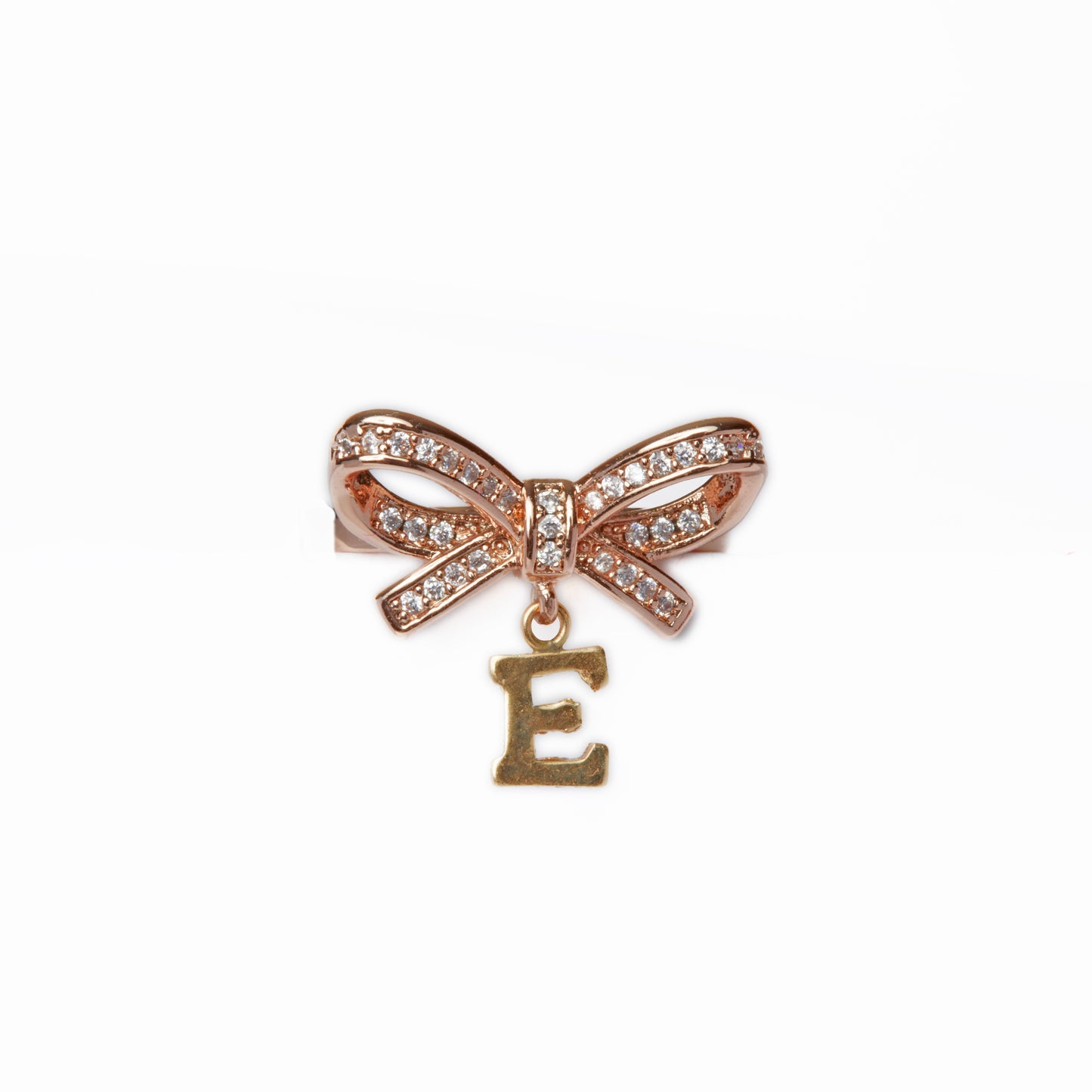 Theodora Letter Charm Ring