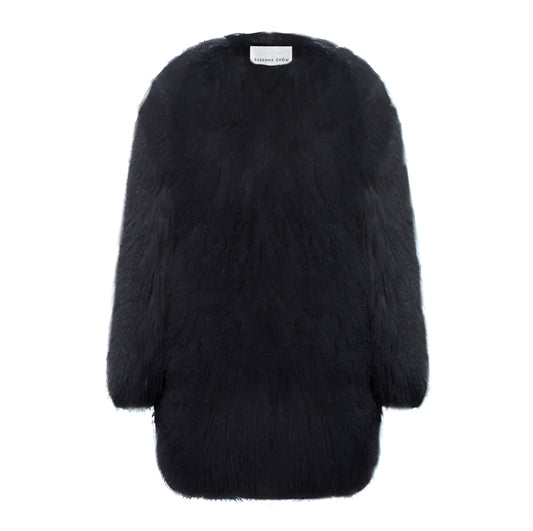 Carrie Shearling Midi Coat