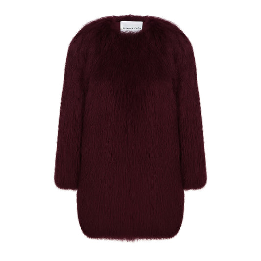 Carrie Shearling Midi Coat