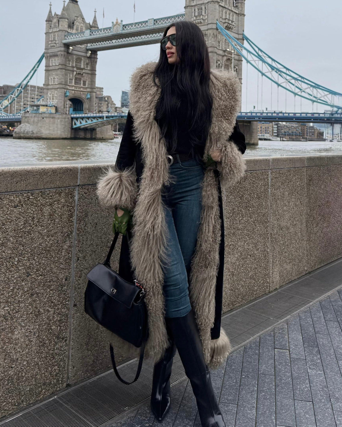 Dorothy Suede Ultra Maxi Coat