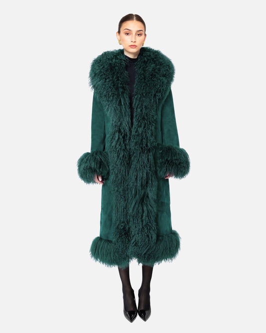 Dorothy Suede Maxi Coat