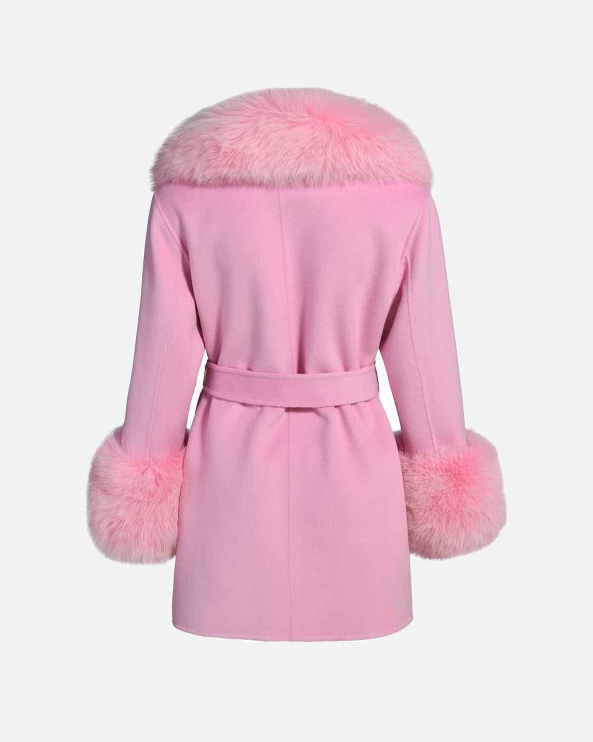 Jojo Midi Cashmere Shearling Coat