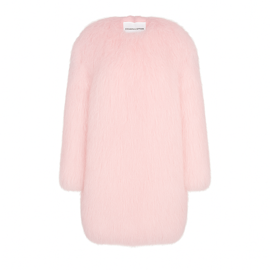 Carrie Shearling Midi Coat